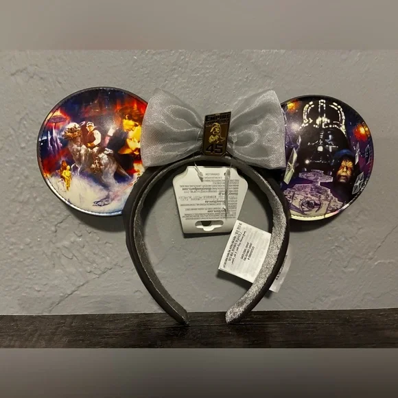 Disney Parks 45th Anniversary of Empire Strikes Back headband Minnie Ears - Picture 2 of 6
